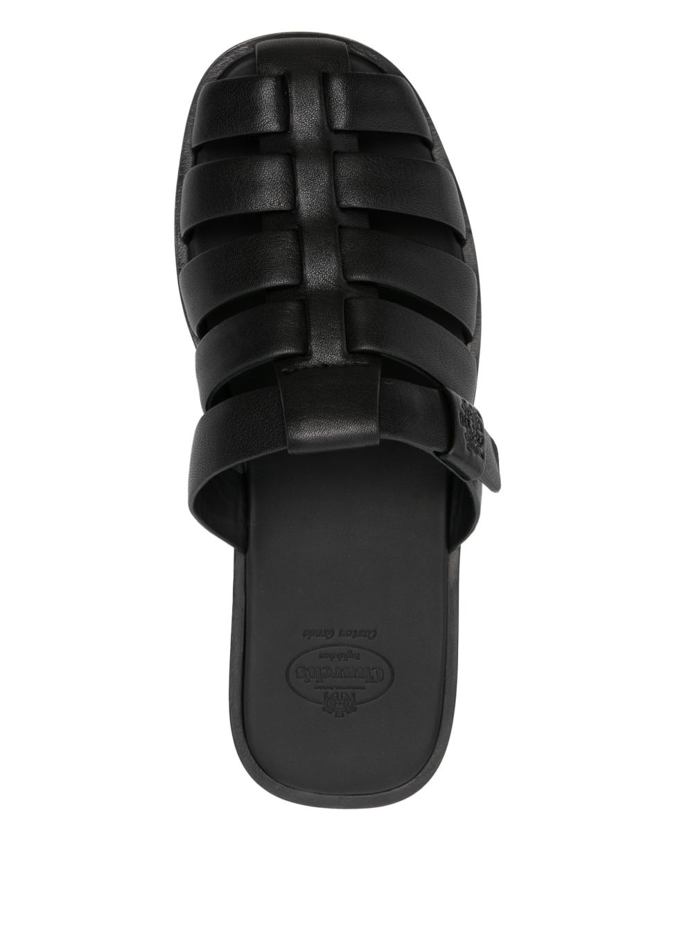 leather slides - 4