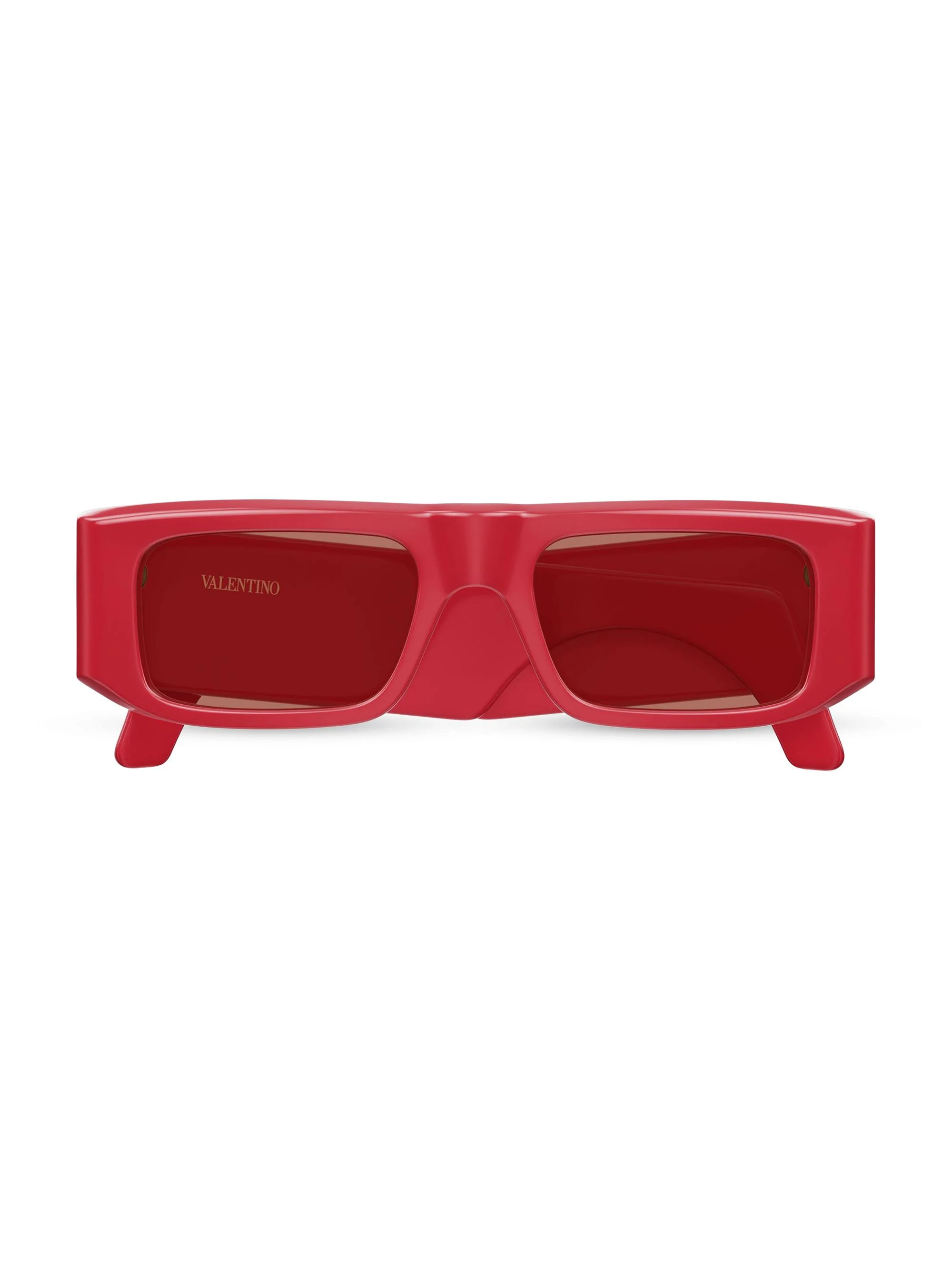 Women's Ultra Vintage 52MM Rectangular Sunglasses - Red - 1