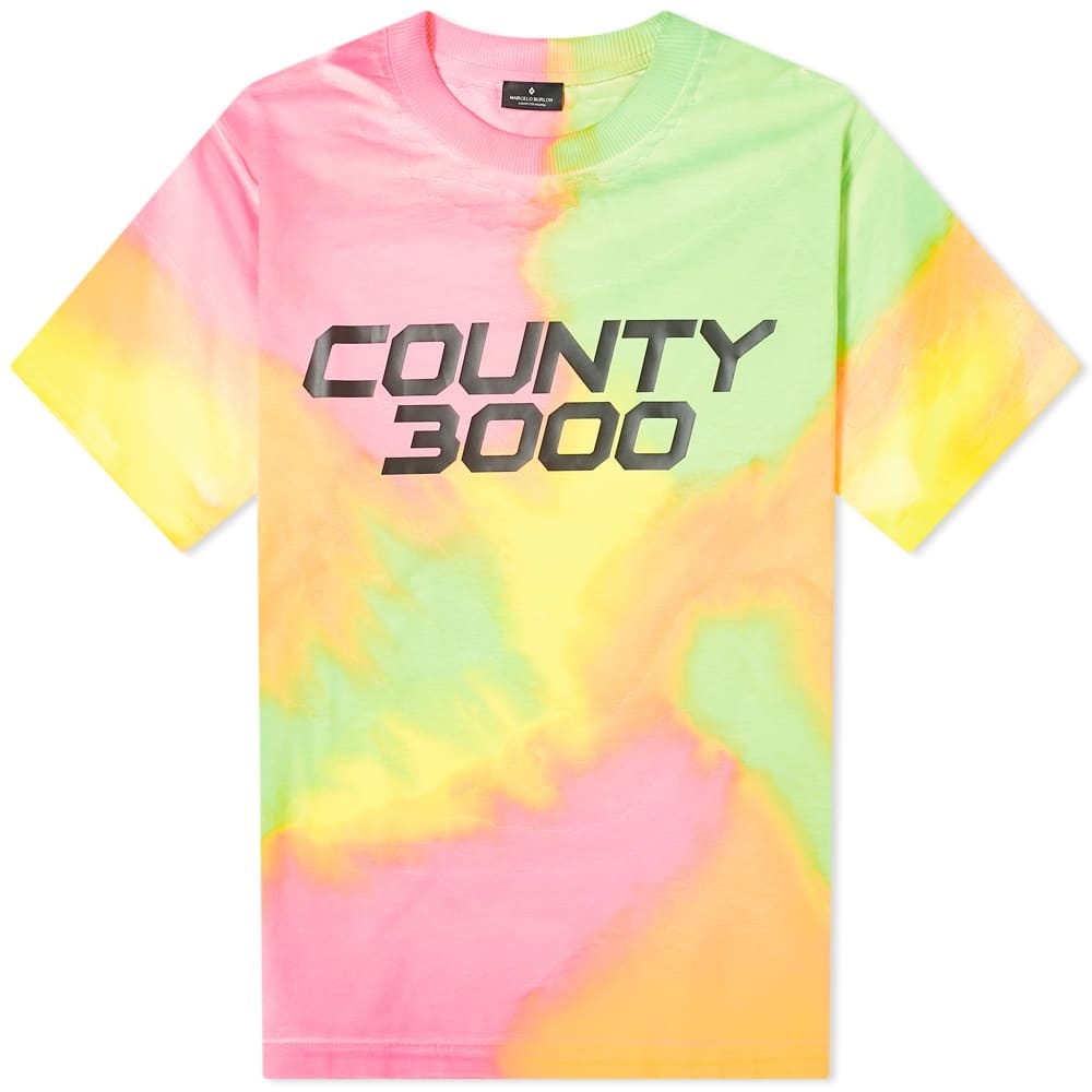 Marcelo Burlon Tie Dye Oversized Tee - 1