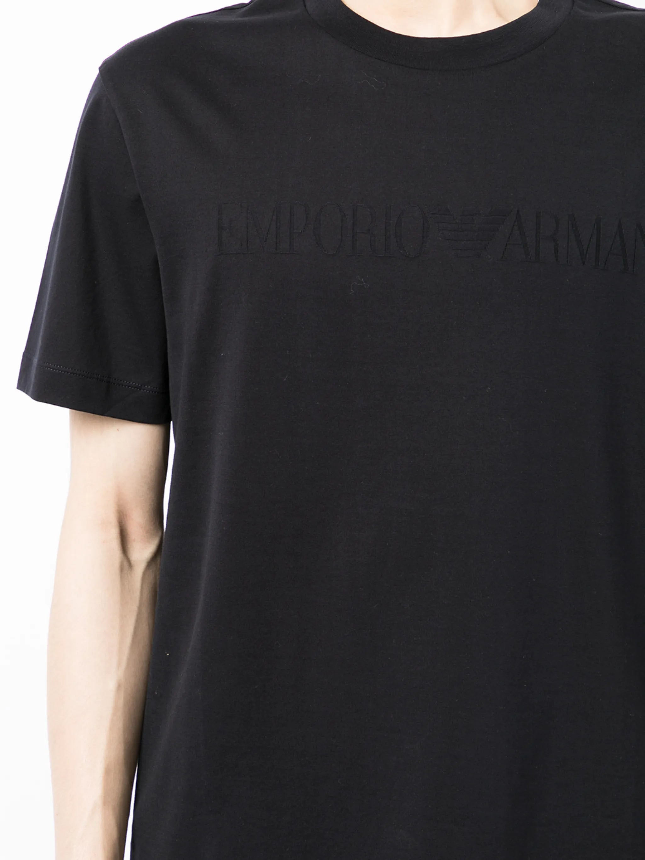 Emporio Armani Logo-print Crewneck T-shirt - 5