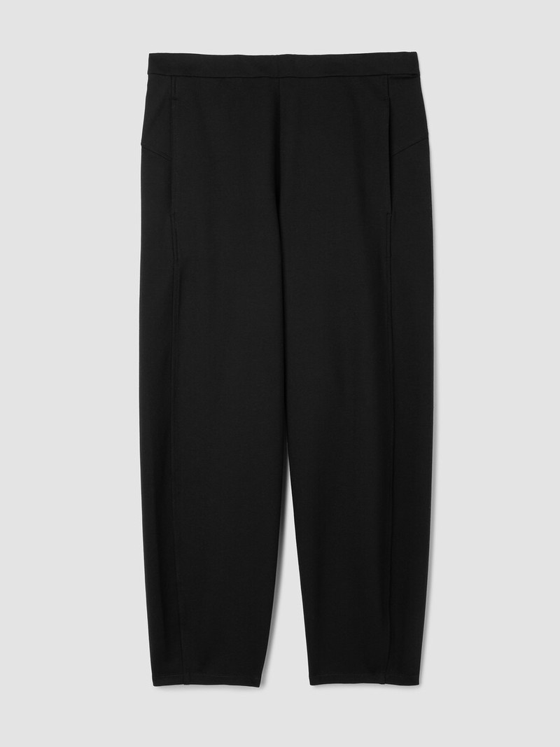 Washable Flex Ponte Curved Lantern Pant 1