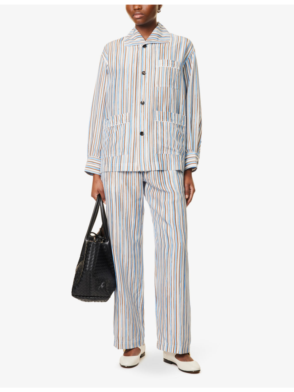 Relaxed-Fit Multi-Stripe Silk Pyjama Set - 2