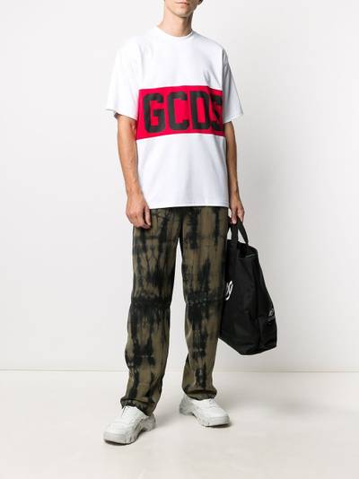 GCDS logo band cotton T-shirt outlook