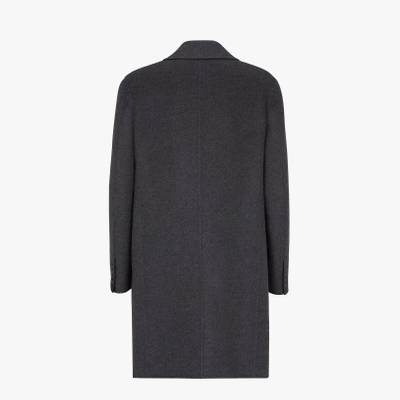 FENDI Gray cashmere coat outlook