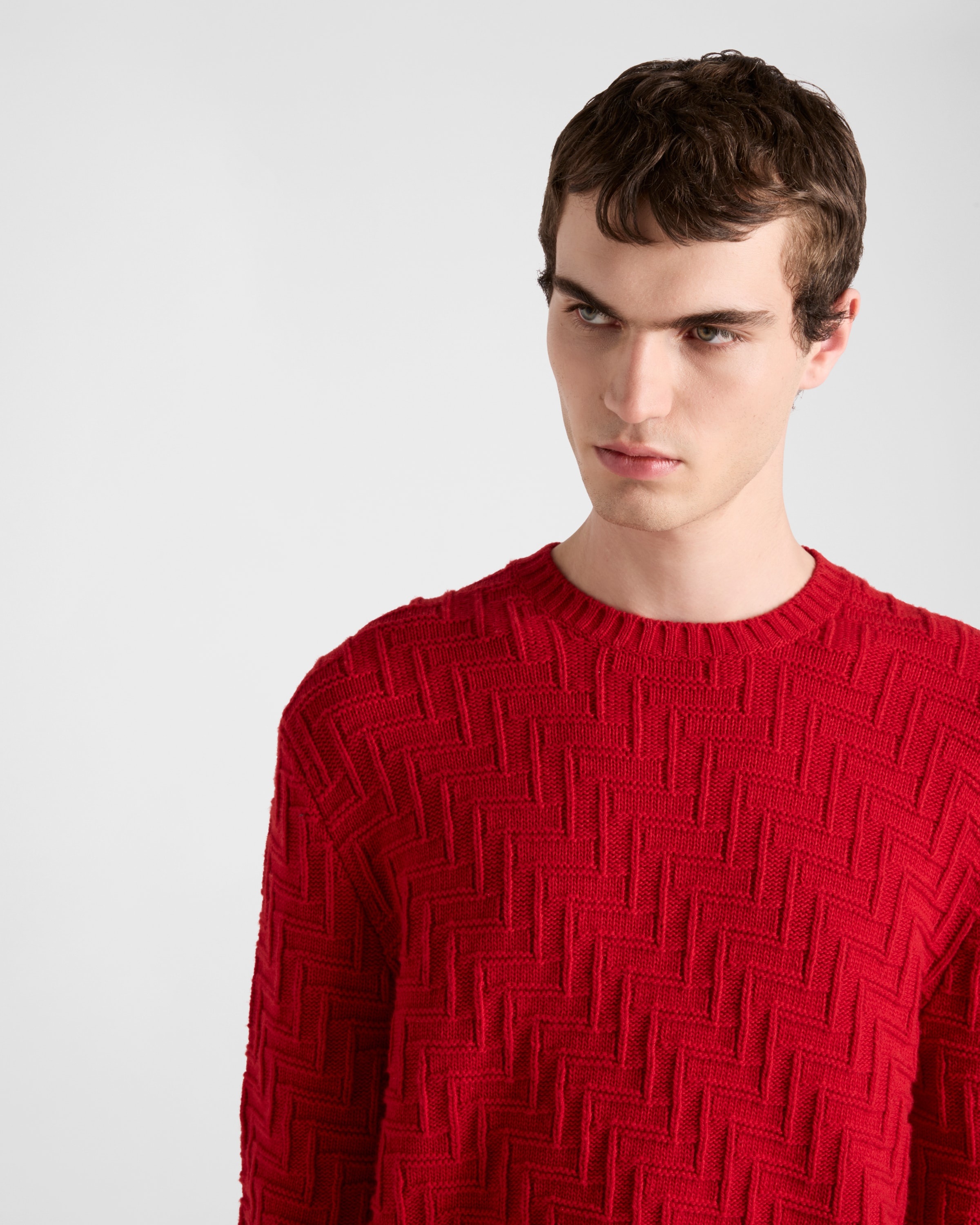 Wool and cashmere crew-neck sweater - 3