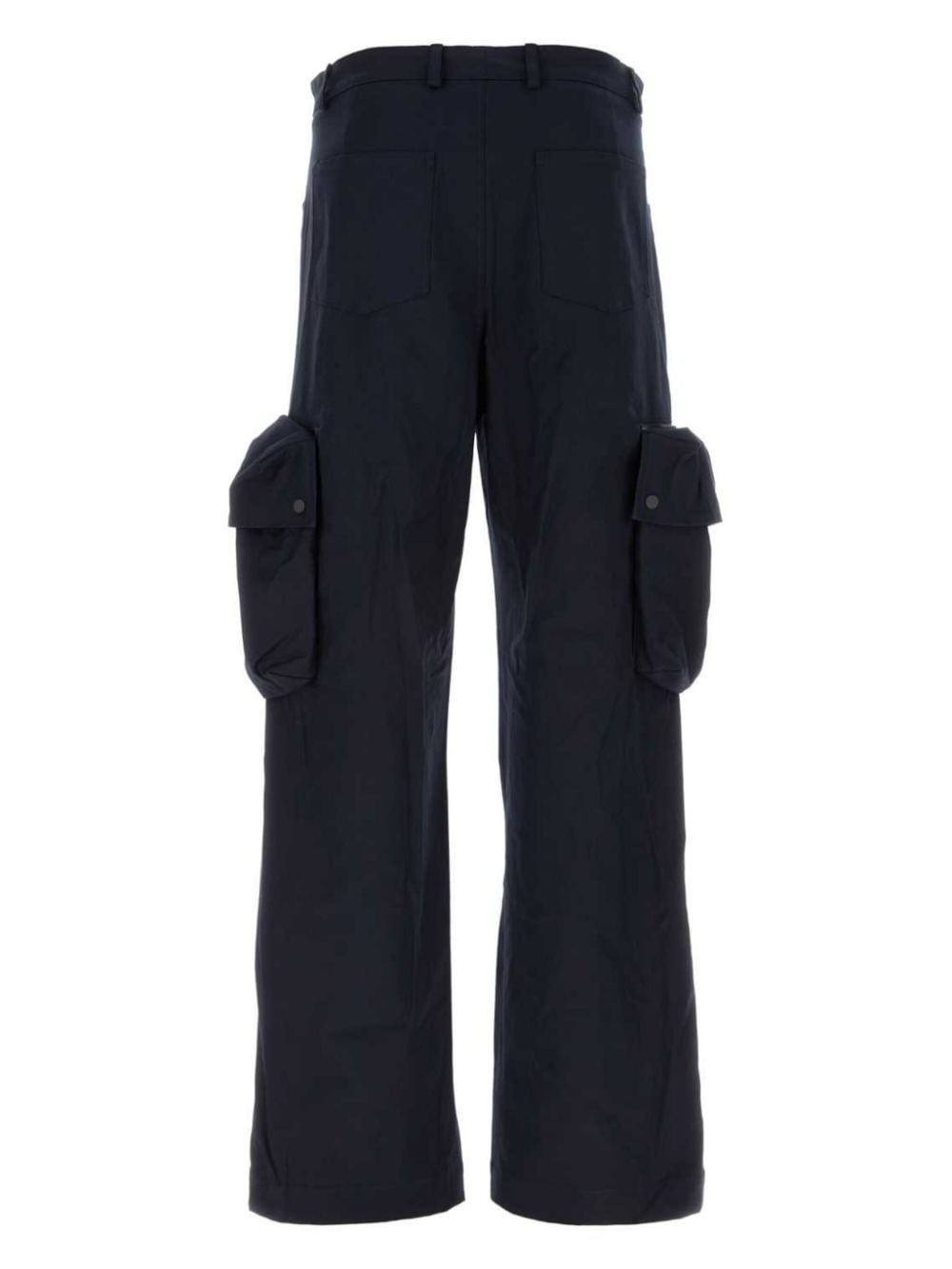 cotton-blend cargo trousers - 2