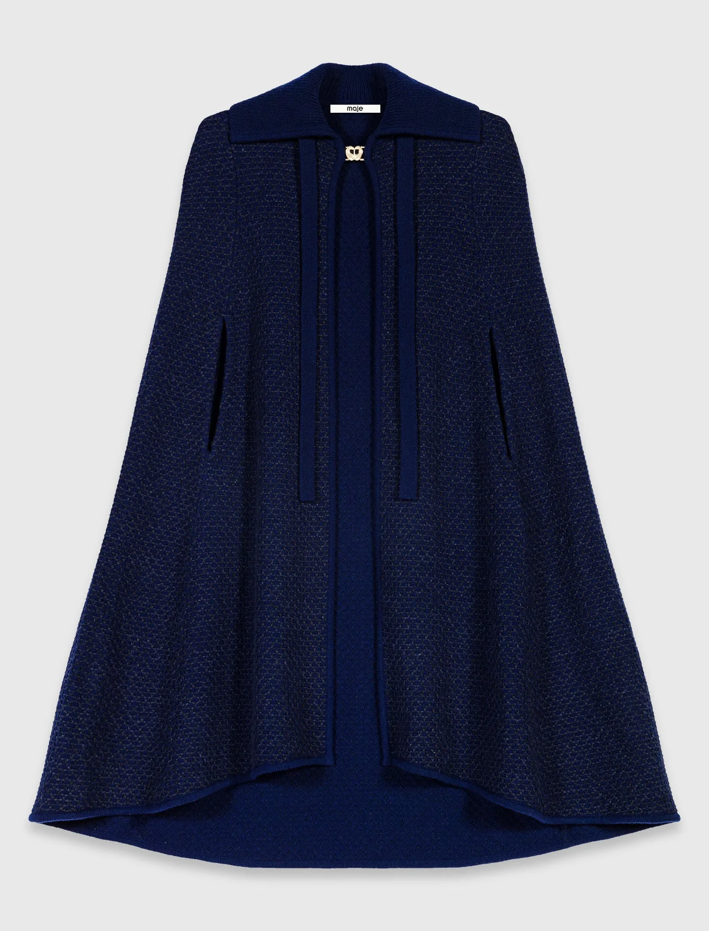 Longline cape cardigan - 1