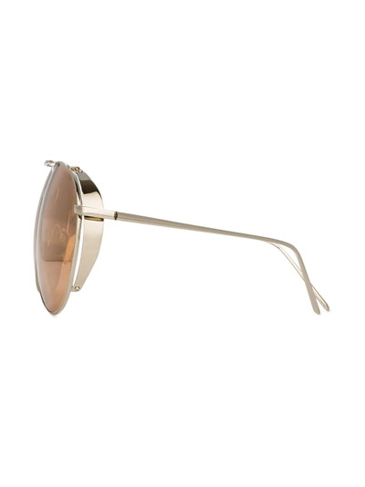 LINDA FARROW aviator-frame sunglasses outlook