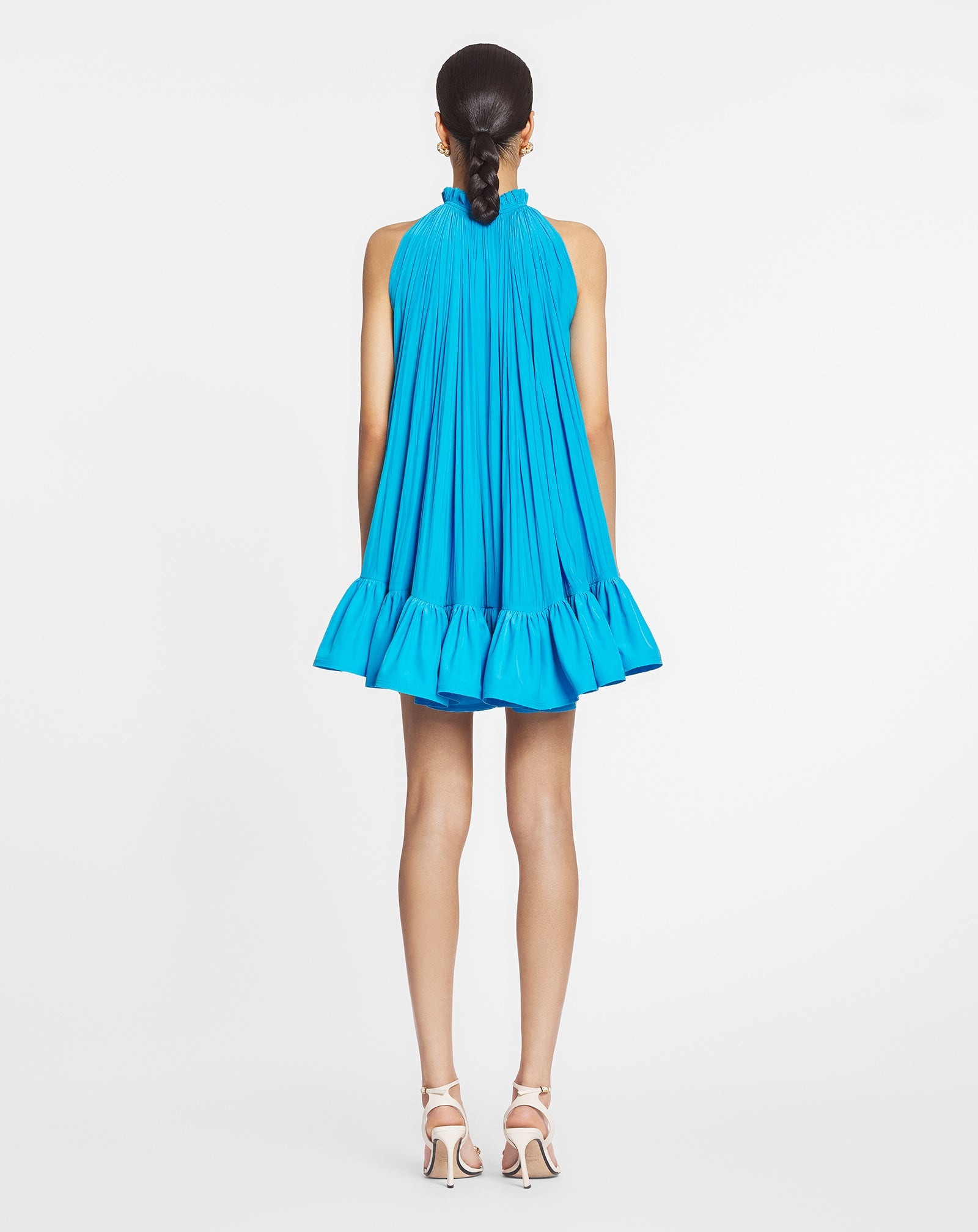 SHORT DRESS WITH RUFFLES - 4