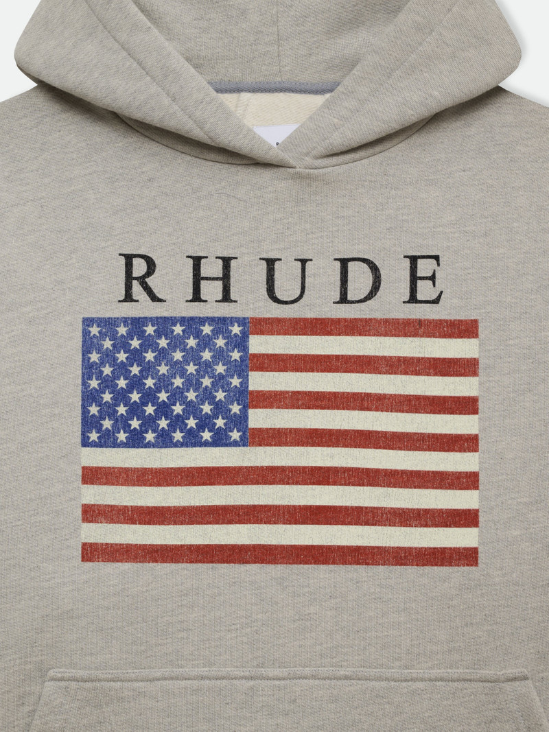 Rhude USA FLAG HOODIE outlook