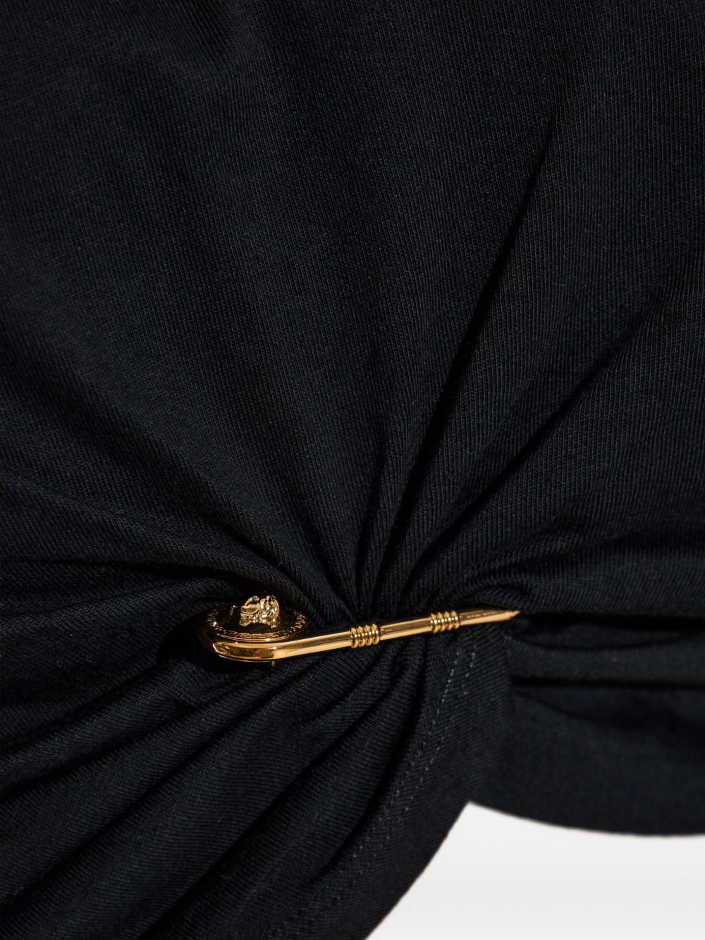 embellished knot-detail T-shirt - 5