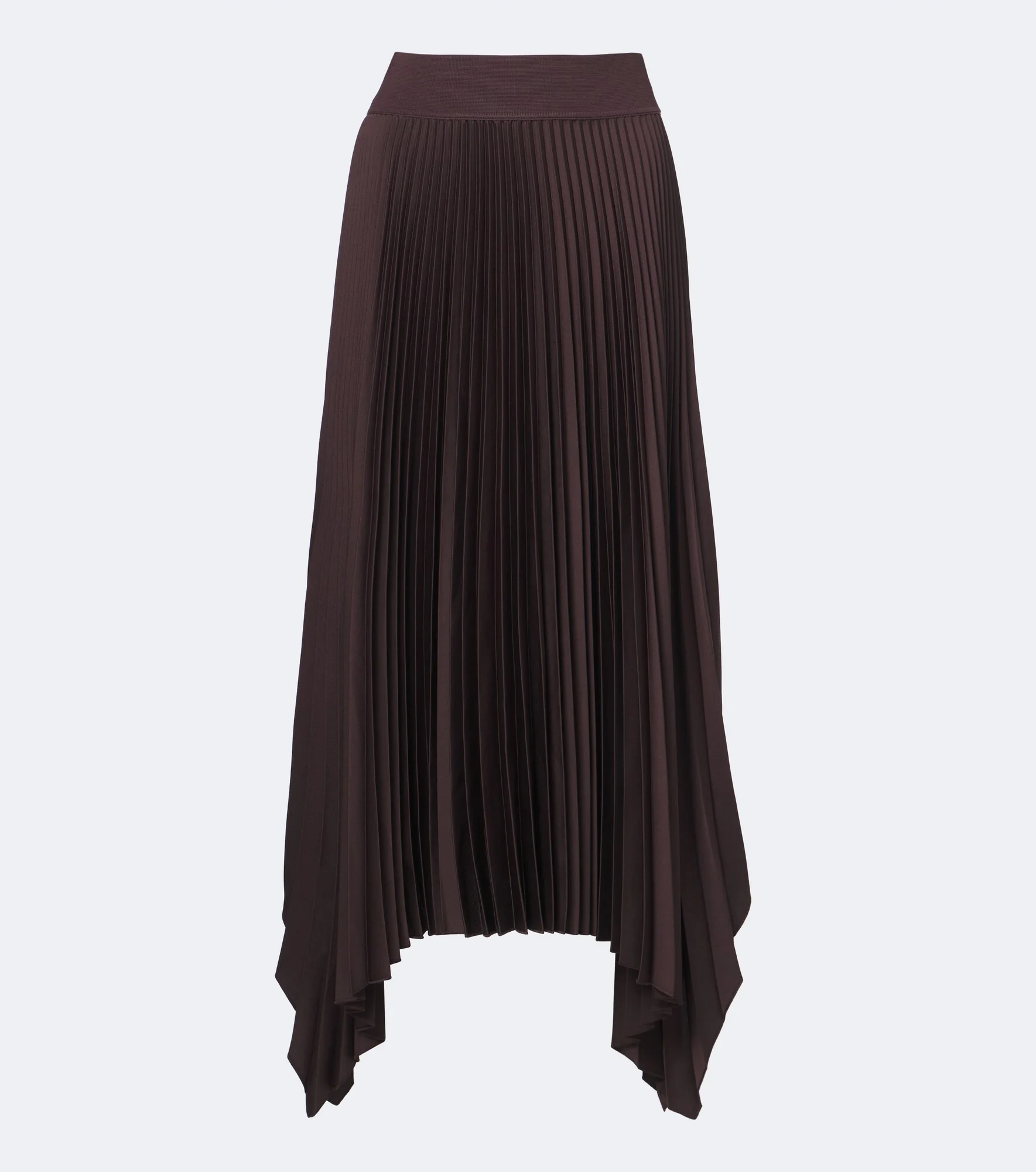 Ade asymmetric plissé midi skirt - 1