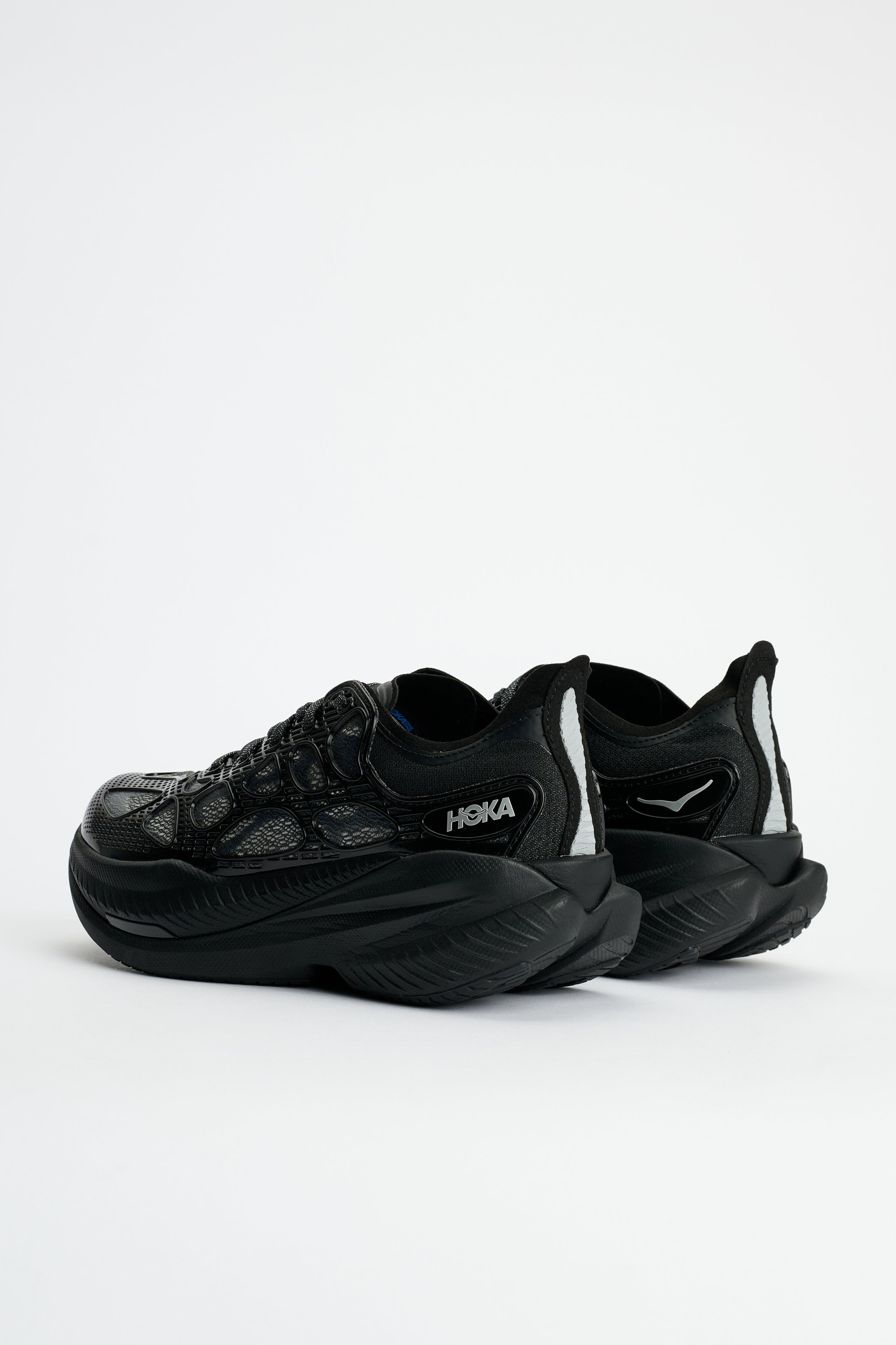 HOKA U MACH X CAGED BLACK / MIDNIGHT BLUE - 5