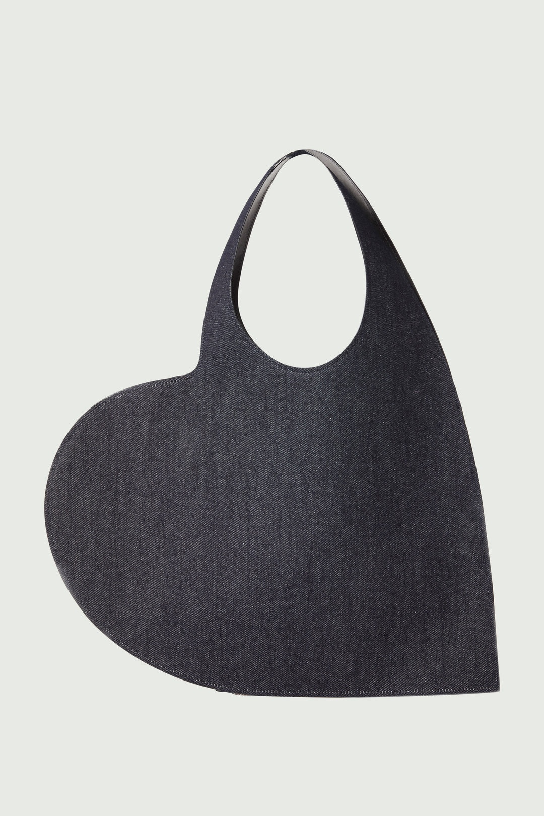 Denim Heart Tote Bag - 1