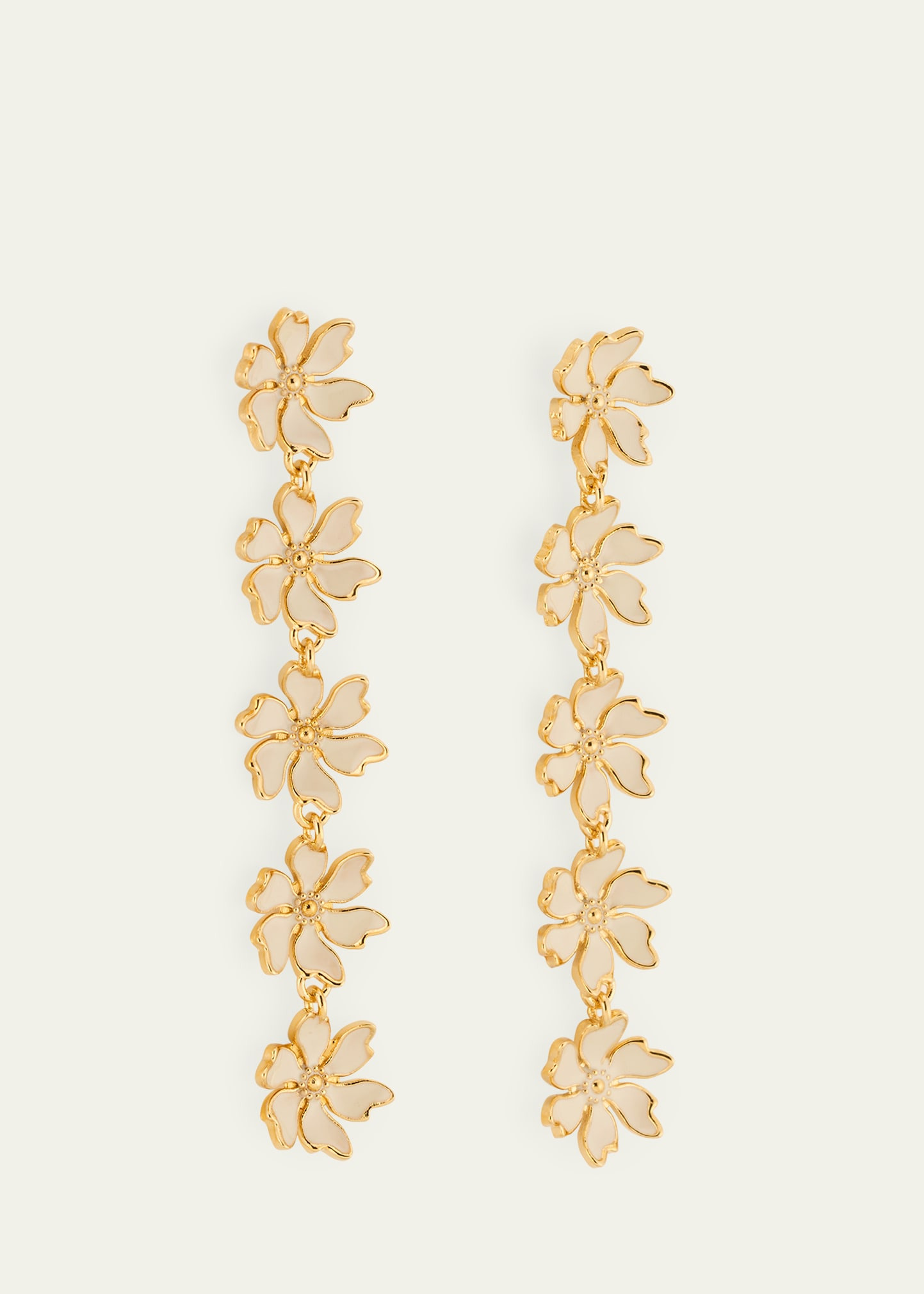 Cherry Blossom 5-Drop Earrings - 3