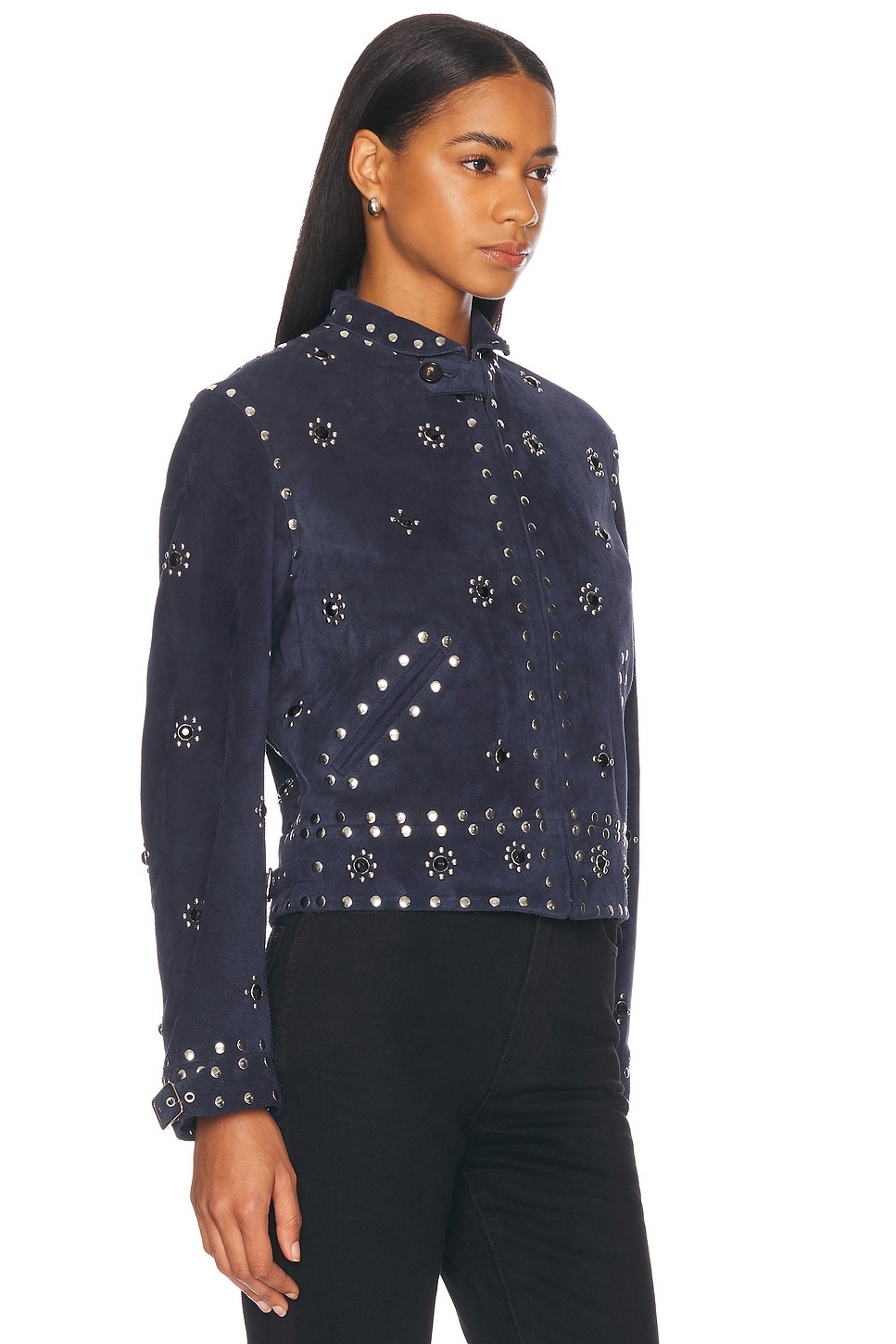 Studded Howard Suede Jacket - 2