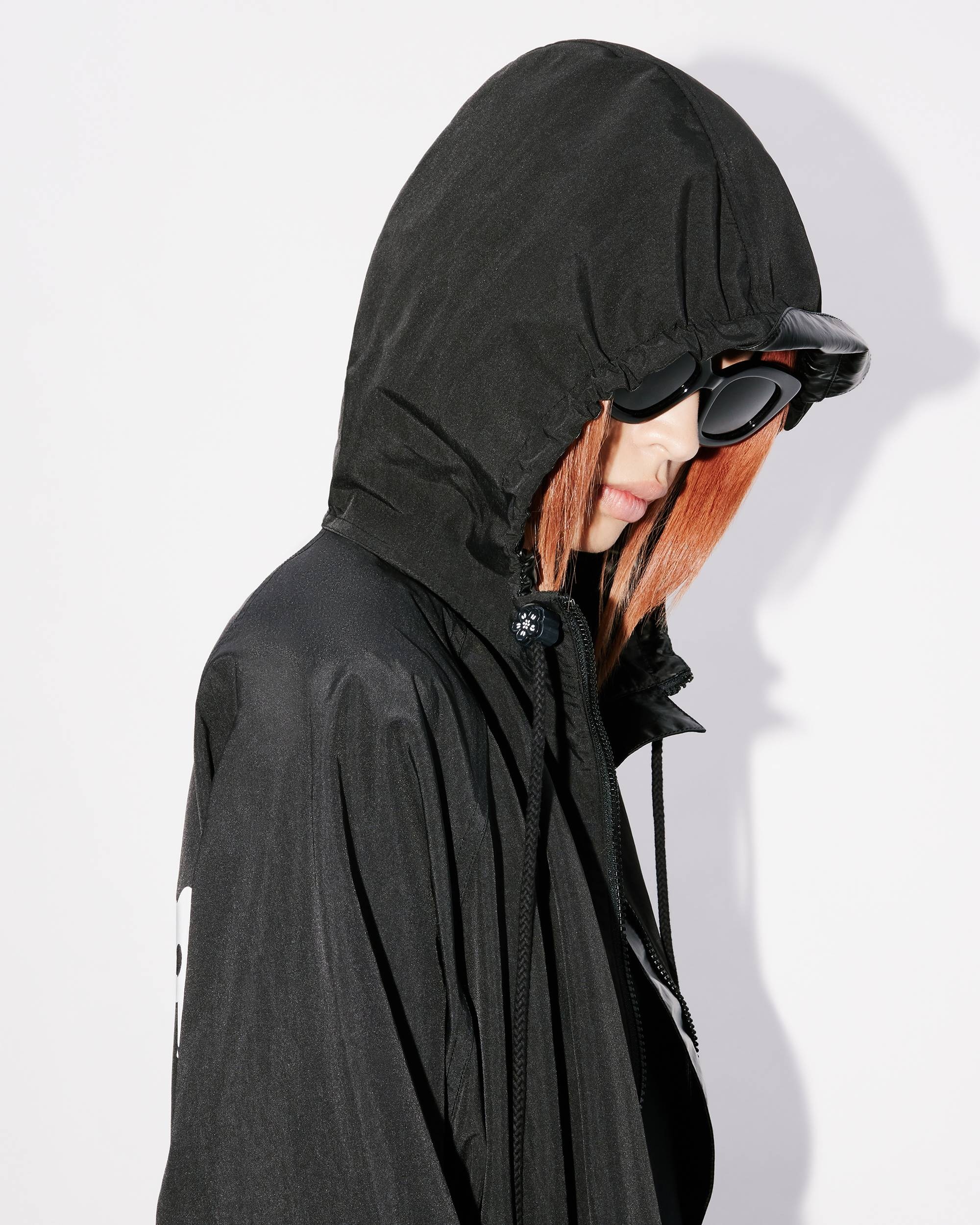 'Boke Flower 2.0' long windbreaker - 5