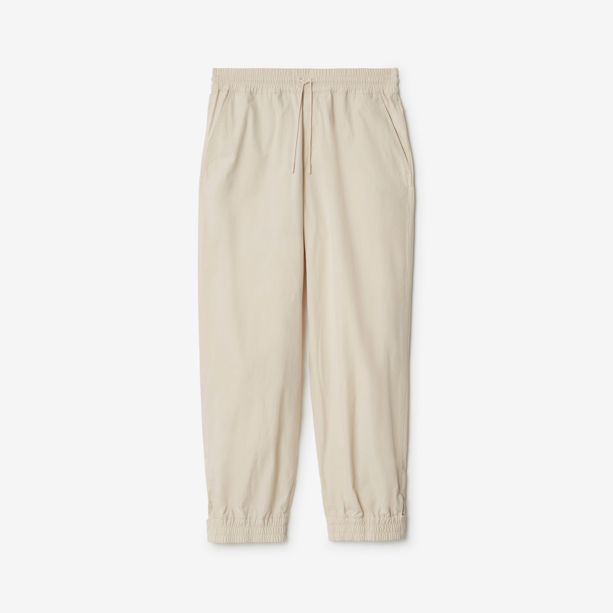 Cotton Blend Tailored Trousers - 1