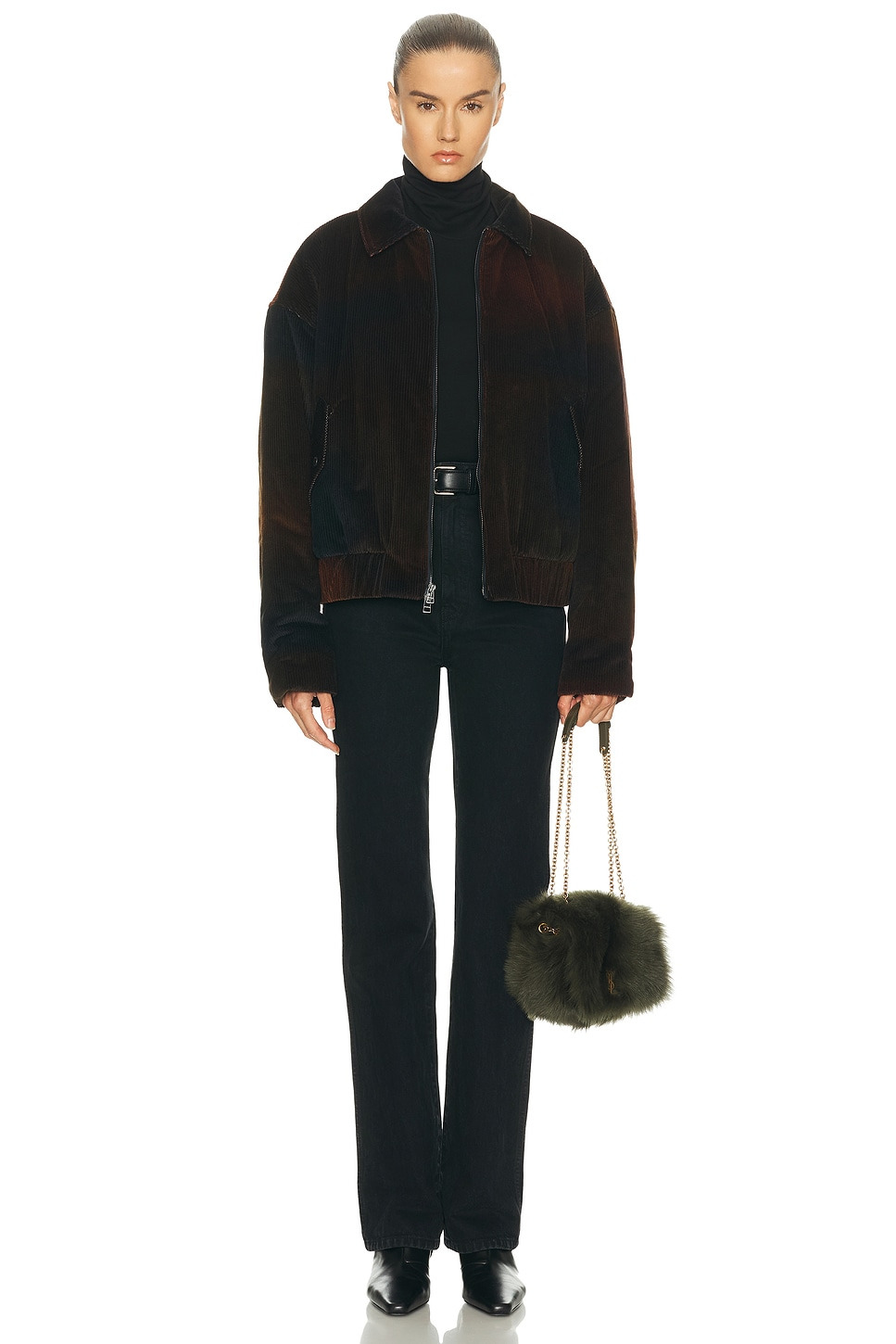 Ombre Cord Boxy Jacket - 5