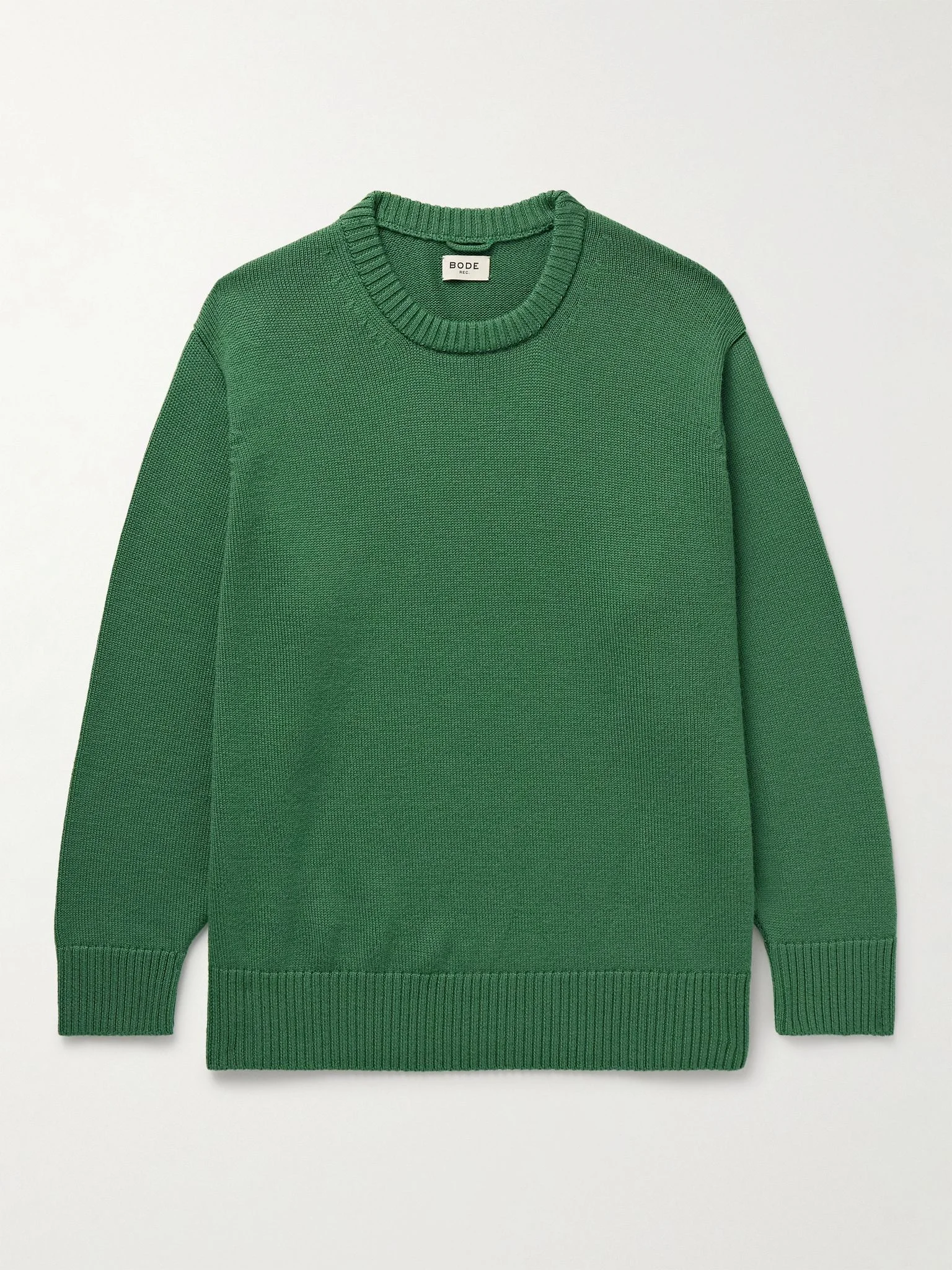 Juniper Merino Wool Sweater Green - 1
