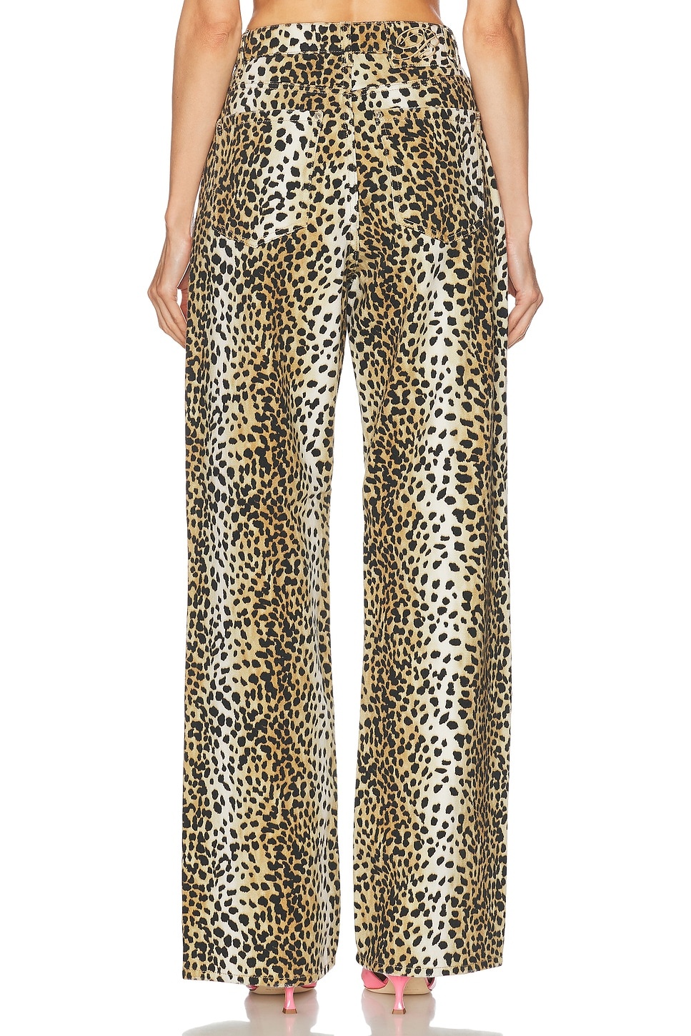 Printed Wide Leg Pant - 4