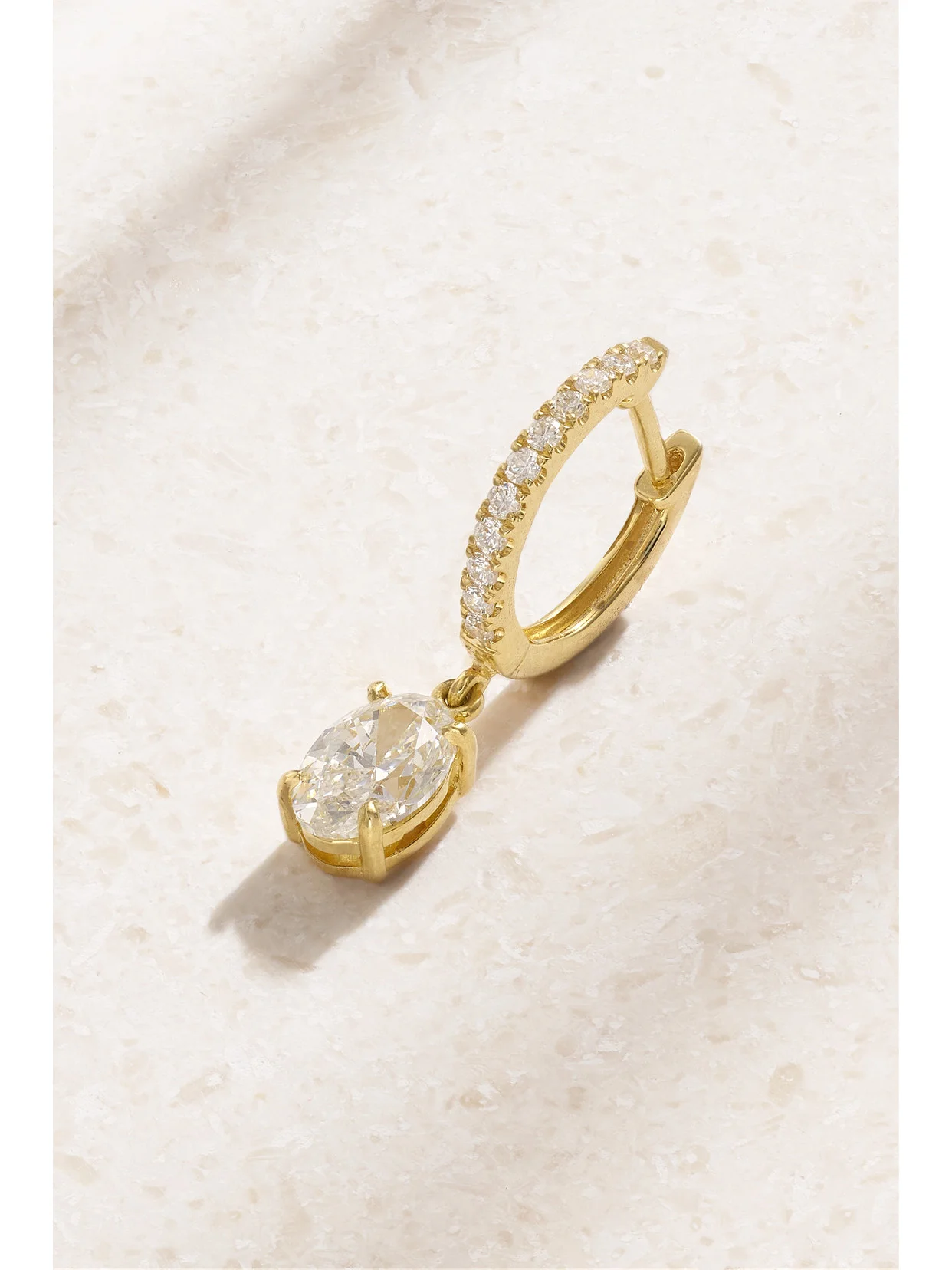 18-karat Gold Diamond Single Earring - 1