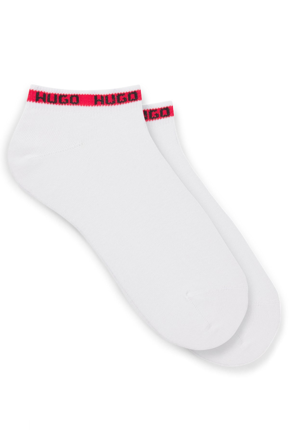 TWO-PACK OF ANKLE-LENGTH SOCKS WITH LOGOS - 1