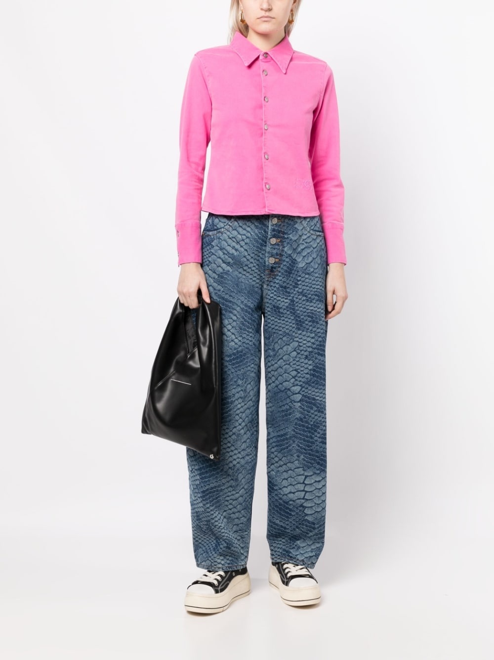 slim-fit long-sleeve shirt - 2