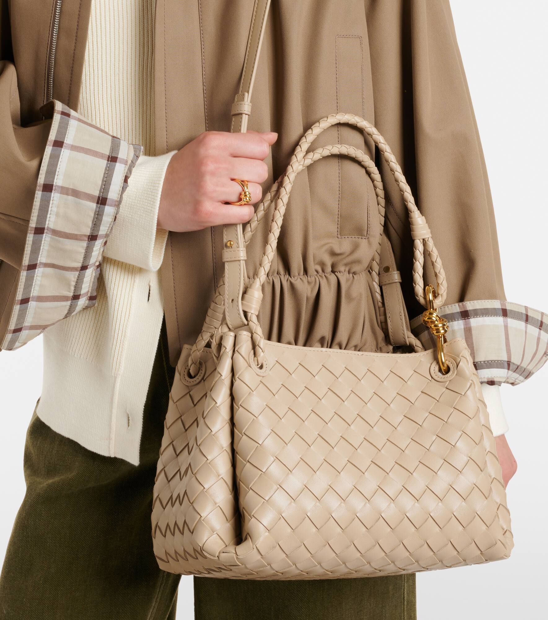 Parachute Medium leather tote bag - 2