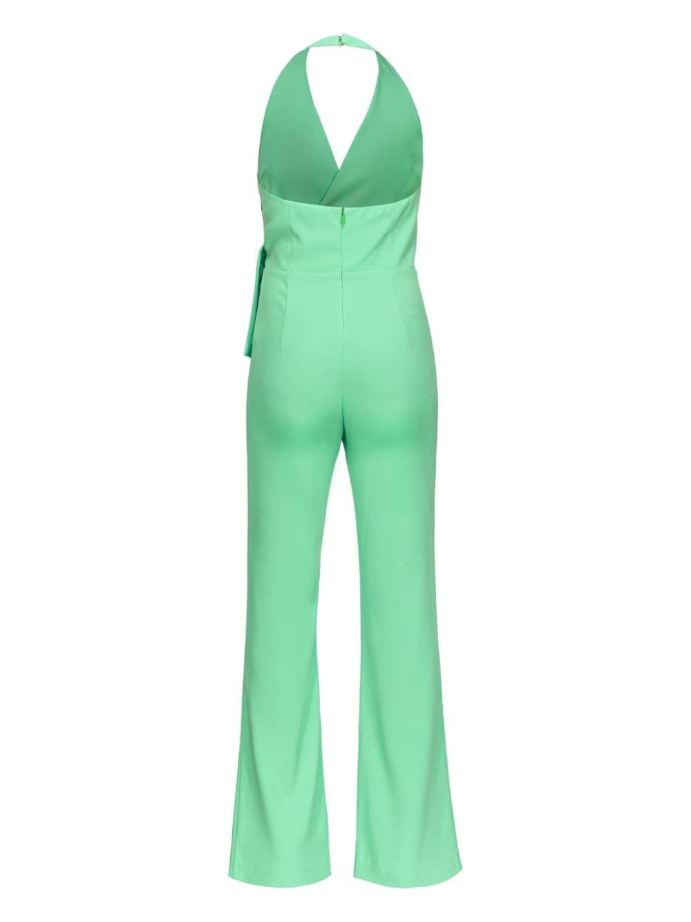 halterneck open-back jumpsuit - 2