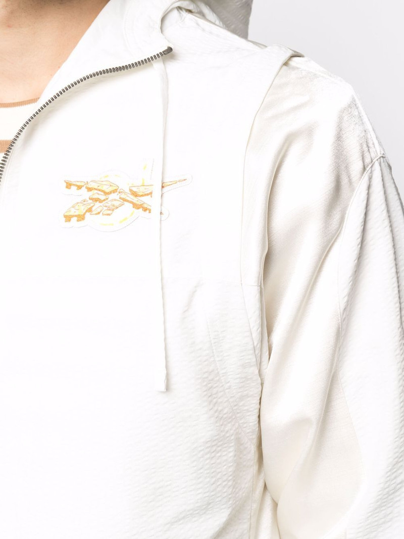 x Cottweiler convertible seersucker-weave jacket 5