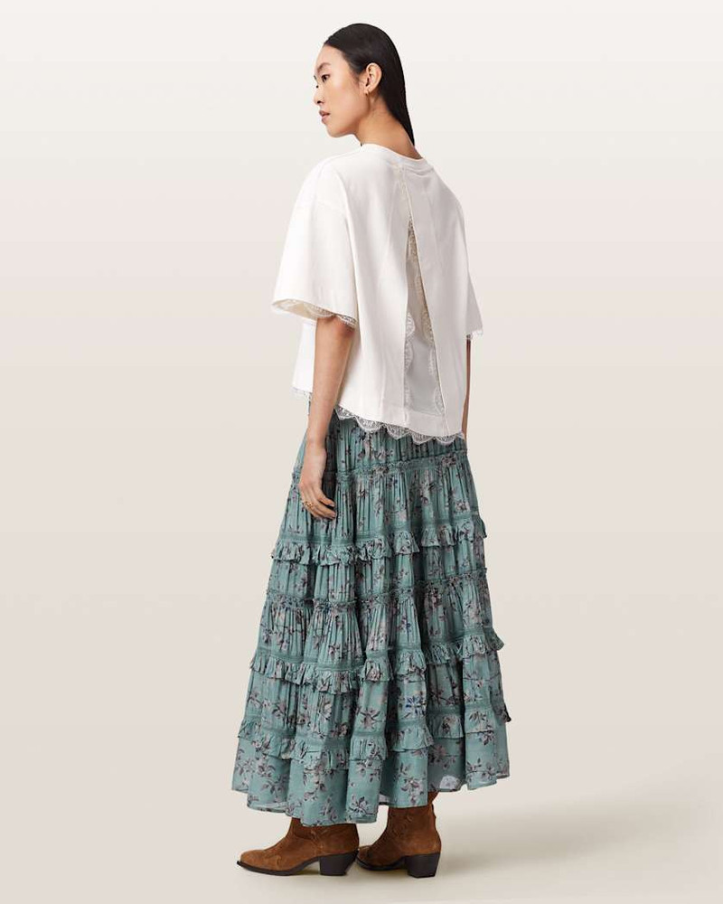 TALIA PRINTED MIDI SKIRT 5