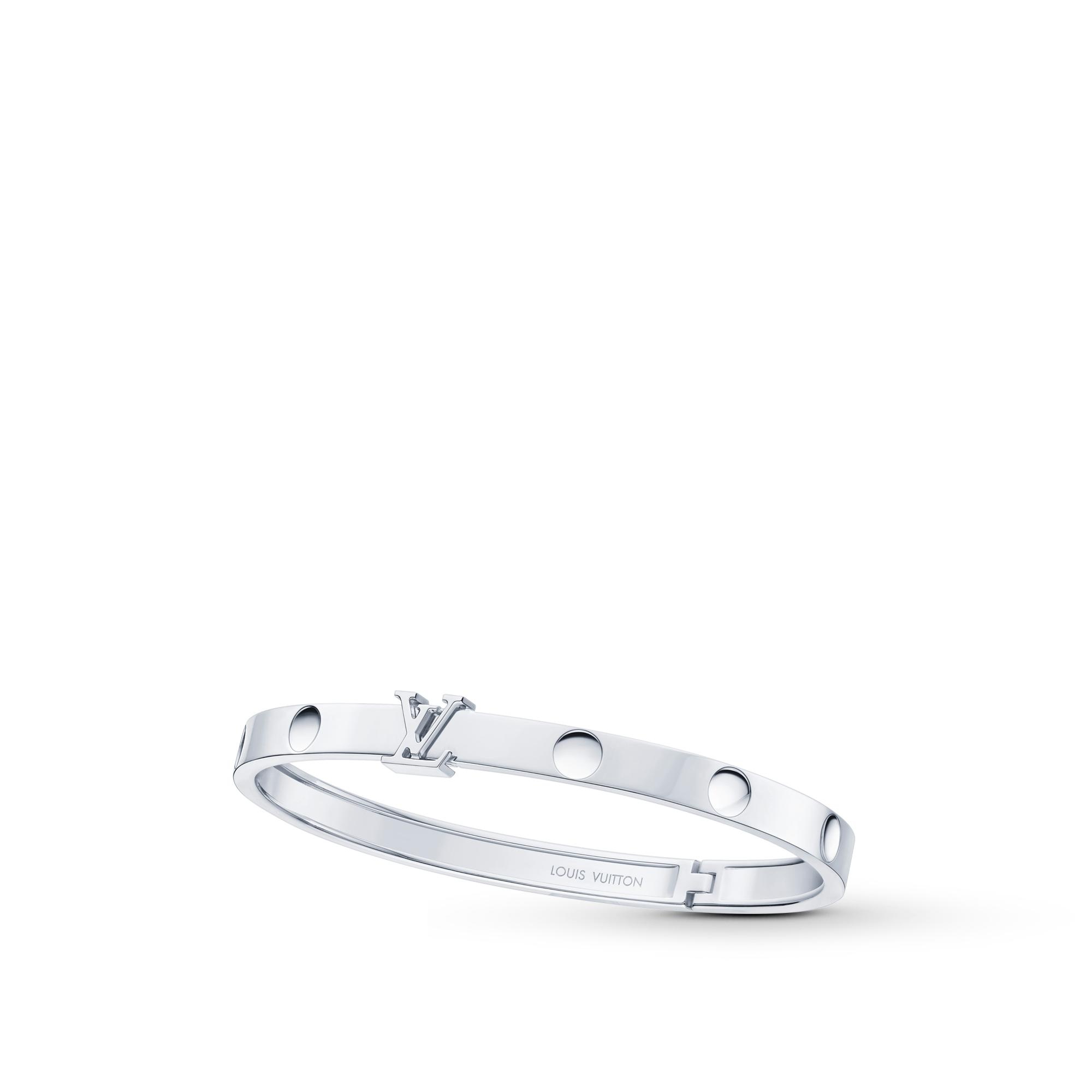 Empreinte Bangle, White Gold - 1