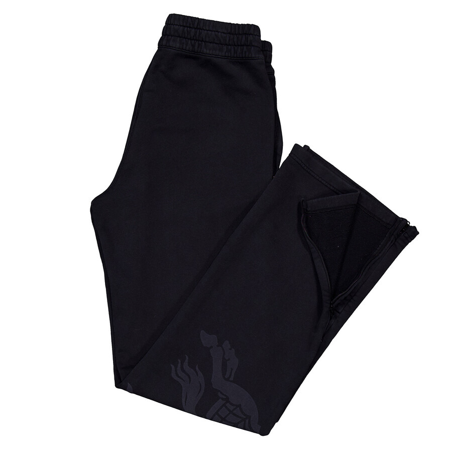Burberry Ekd-Print Cotton Track Pants - 7