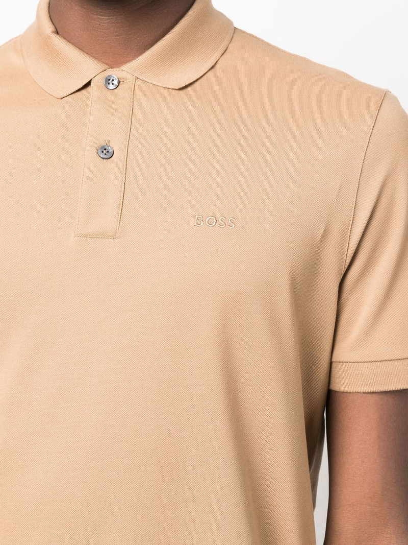 embroidered-logo polo shirt 5