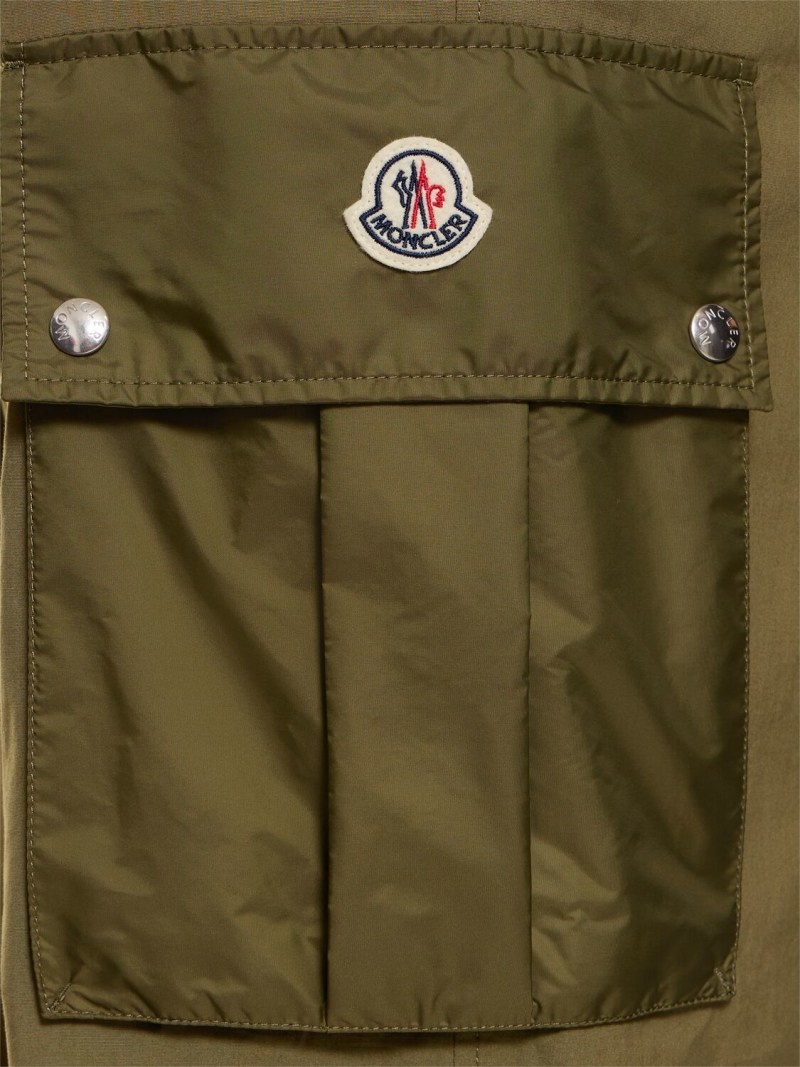 Cotton poplin cargo pants - 4