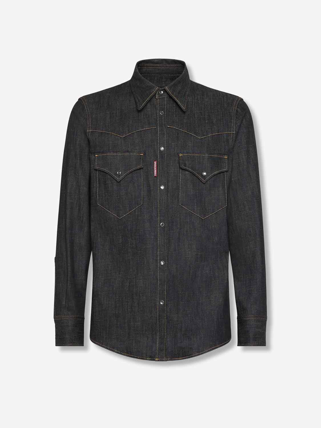 DENIM COTTON SHIRT - 1