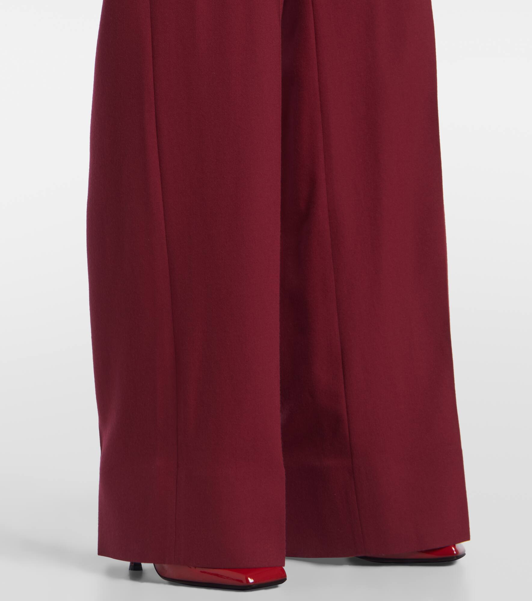 Wool straight pants - 5