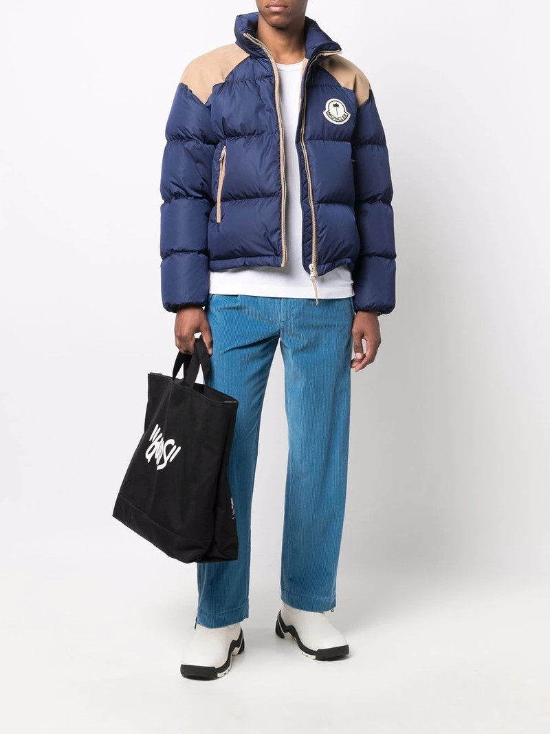 Palm Angels x Moncler side-zip corduroy trousers outlook