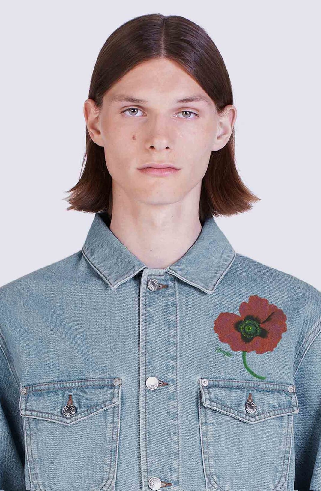 ネコ好き'KENZO POPPY' デニム ワークウエア ジャケット ネコ好き'KENZO POPPY' デニム ワークウエア ジャケット KENZO