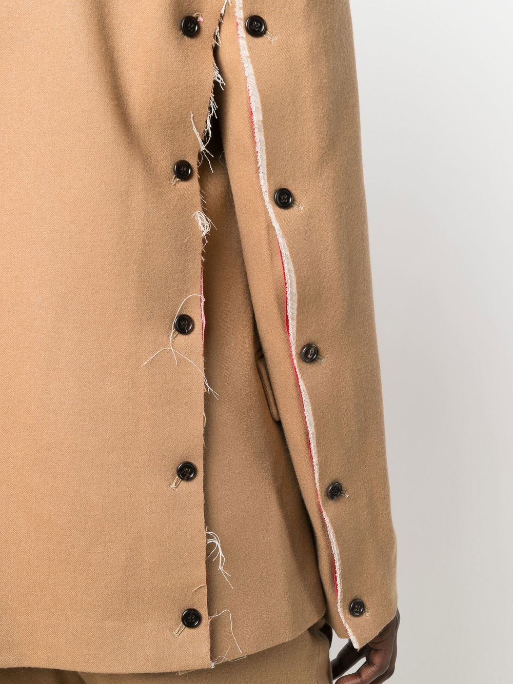 buttoned single-breasted blazer - 5