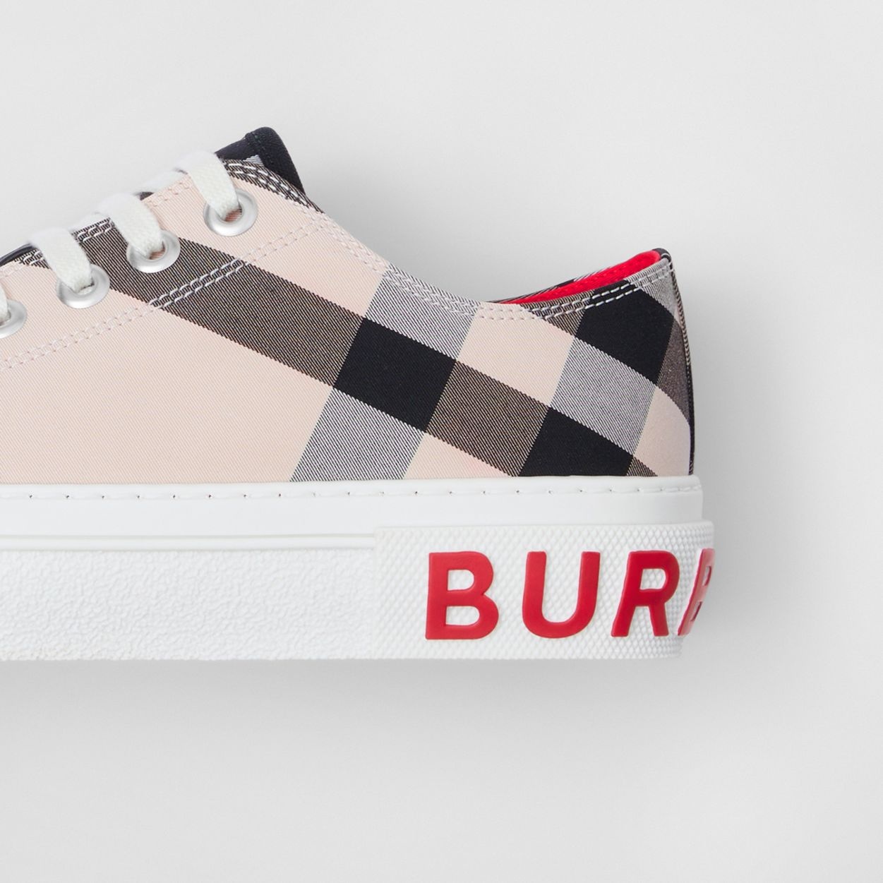 Check Cotton Sneakers - 4