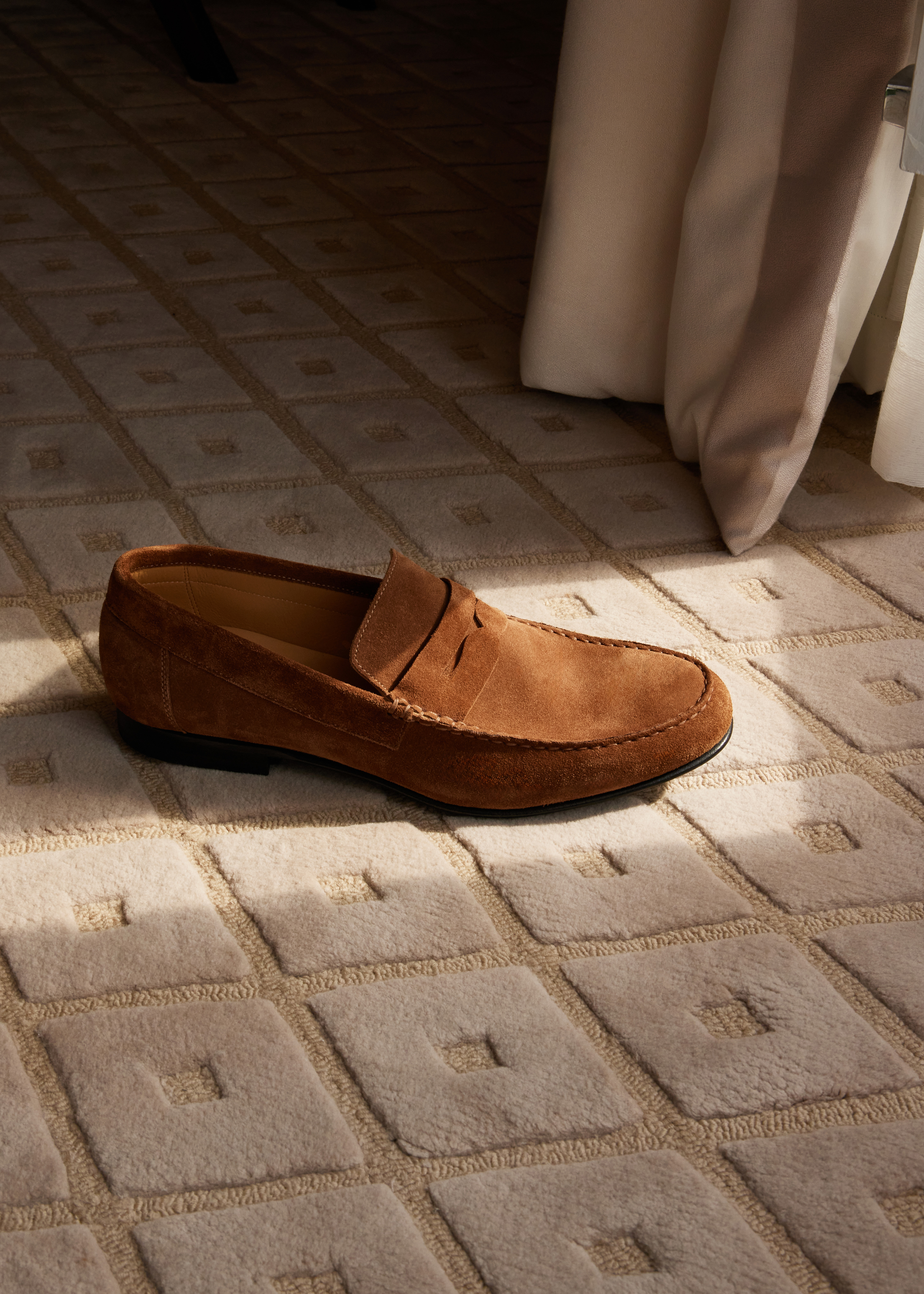 Brown Suede 'Sellers' Loafers - 2