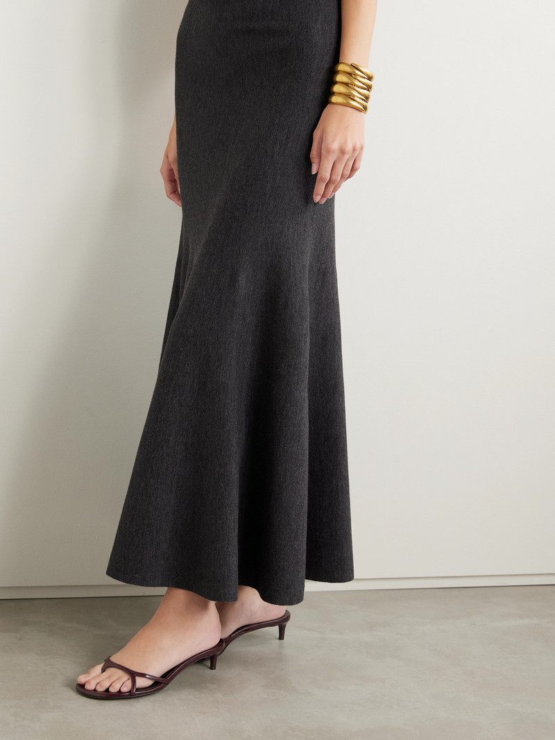 KHAITE Mila Leather Mules outlook