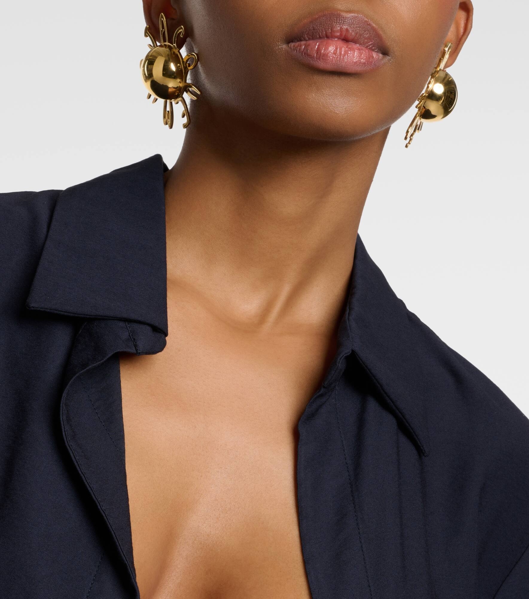 La Robe Bahia plunge-neck minidress - 5