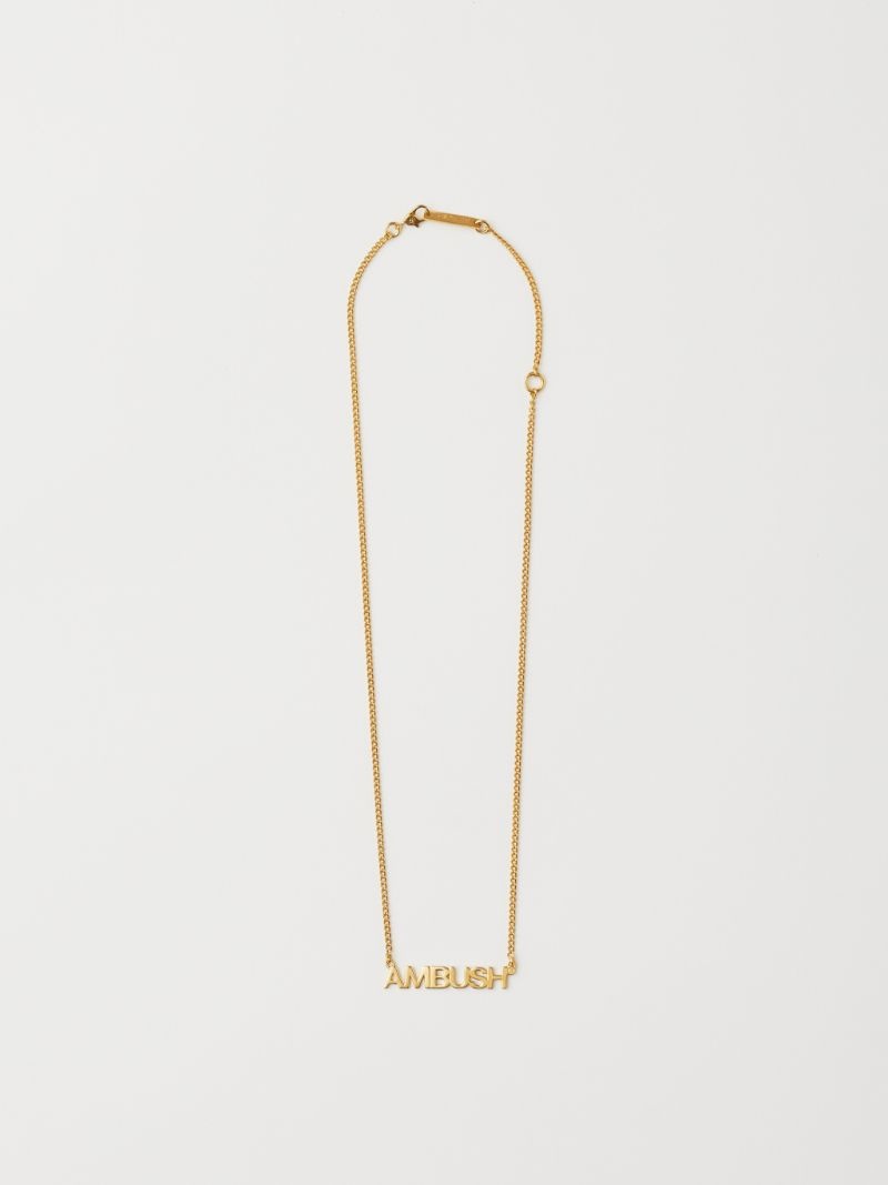 AMBUSH NAMEPLATE NECKLACE - 3