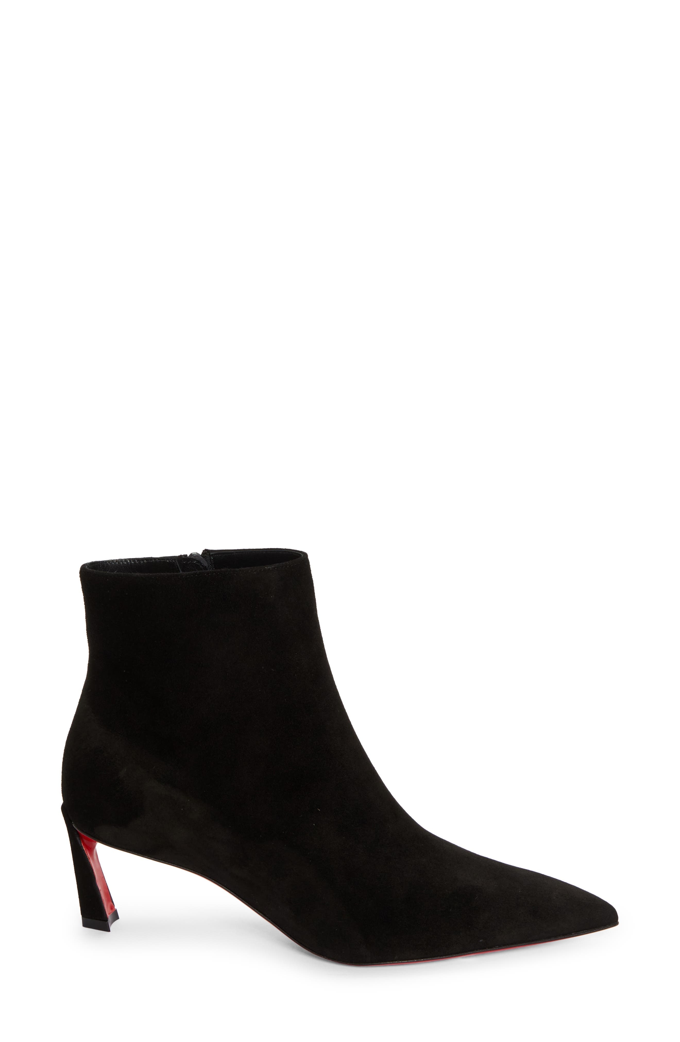 Christian Louboutin Condora Pointed Toe Bootie in Black at Nordstrom - 3
