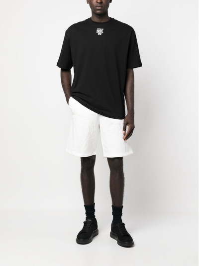 Diesel embroidered-logo cotton short outlook
