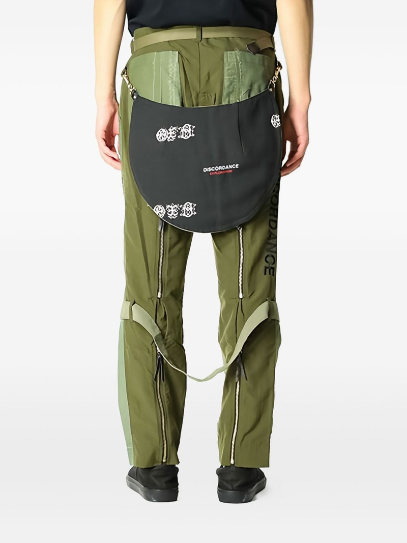 logo-print cargo trousers 3