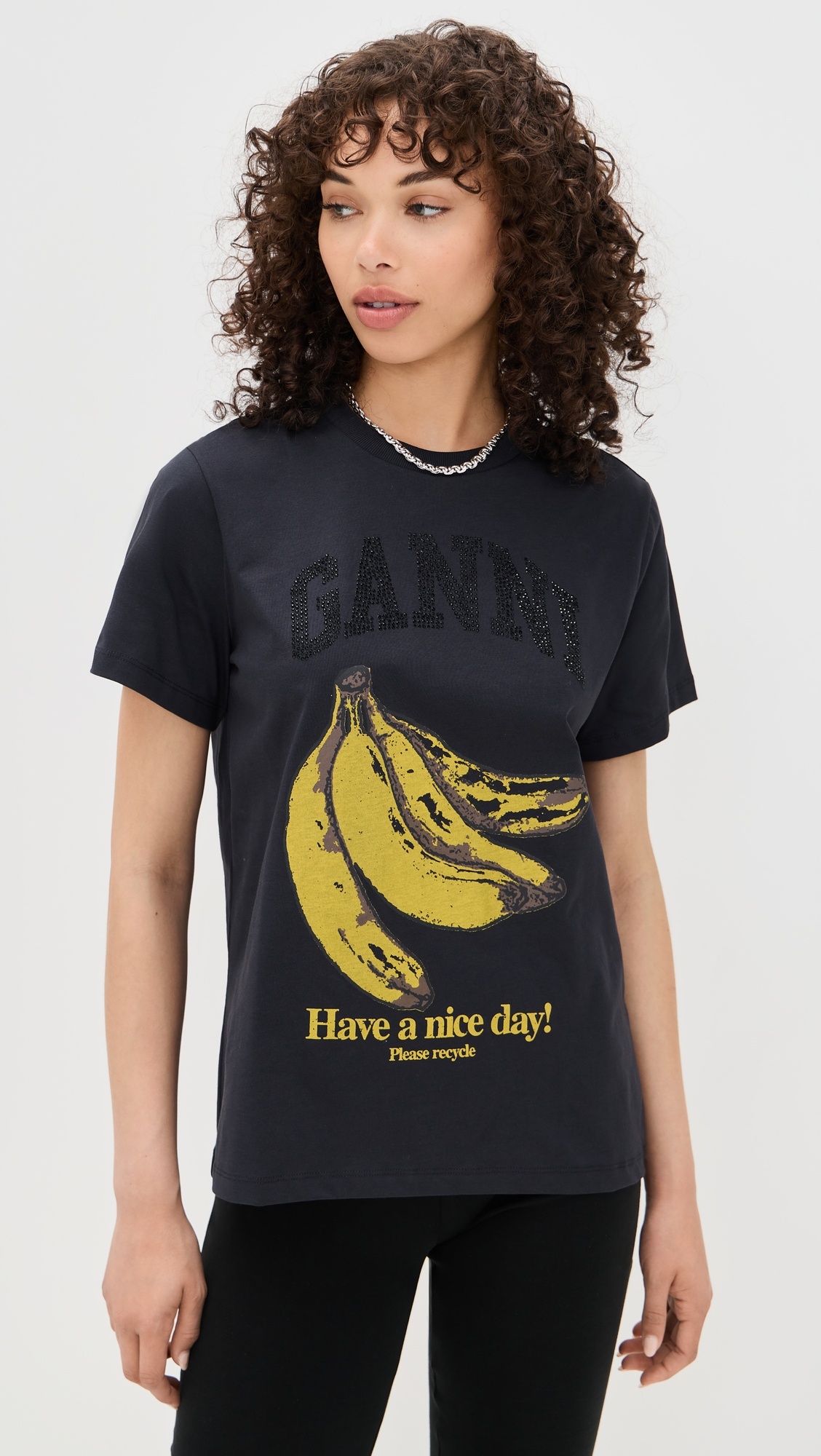 Basic Cotton Jersey Banana Relaxed Tee - 6